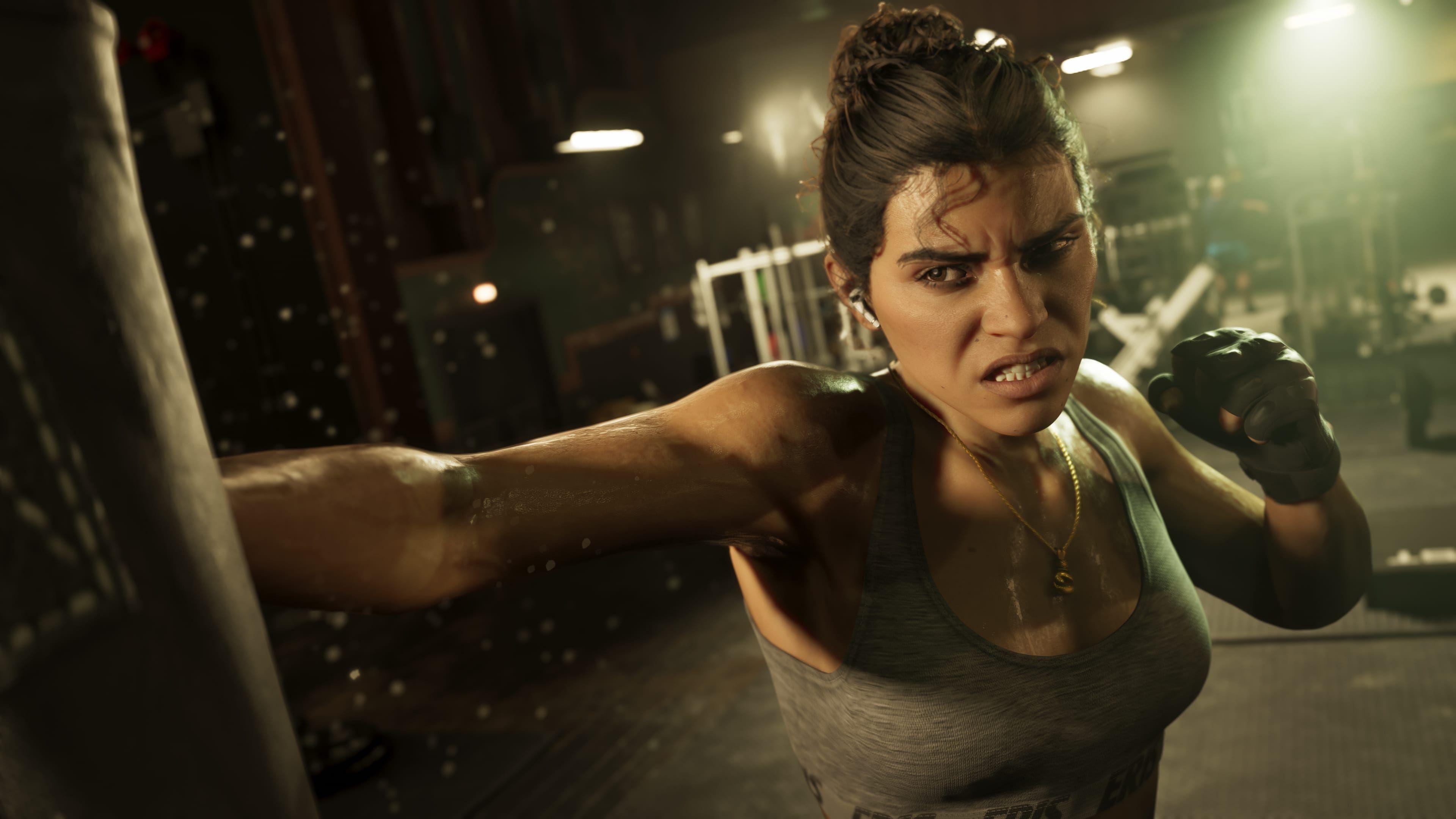 GTA VI Lucia boxing